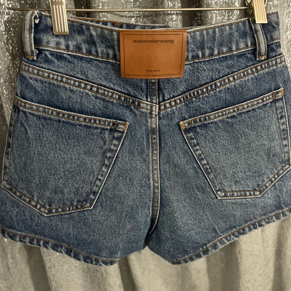 Alexander Wang Classic Blue Jean Shorts